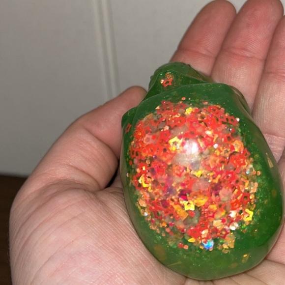 Shiny Smooth Unique Green Handmade Resin Skull Figurine Tabletop Decor - Picture 12 of 14